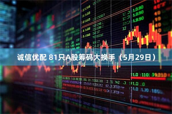诚信优配 81只A股筹码大换手（5月29日）